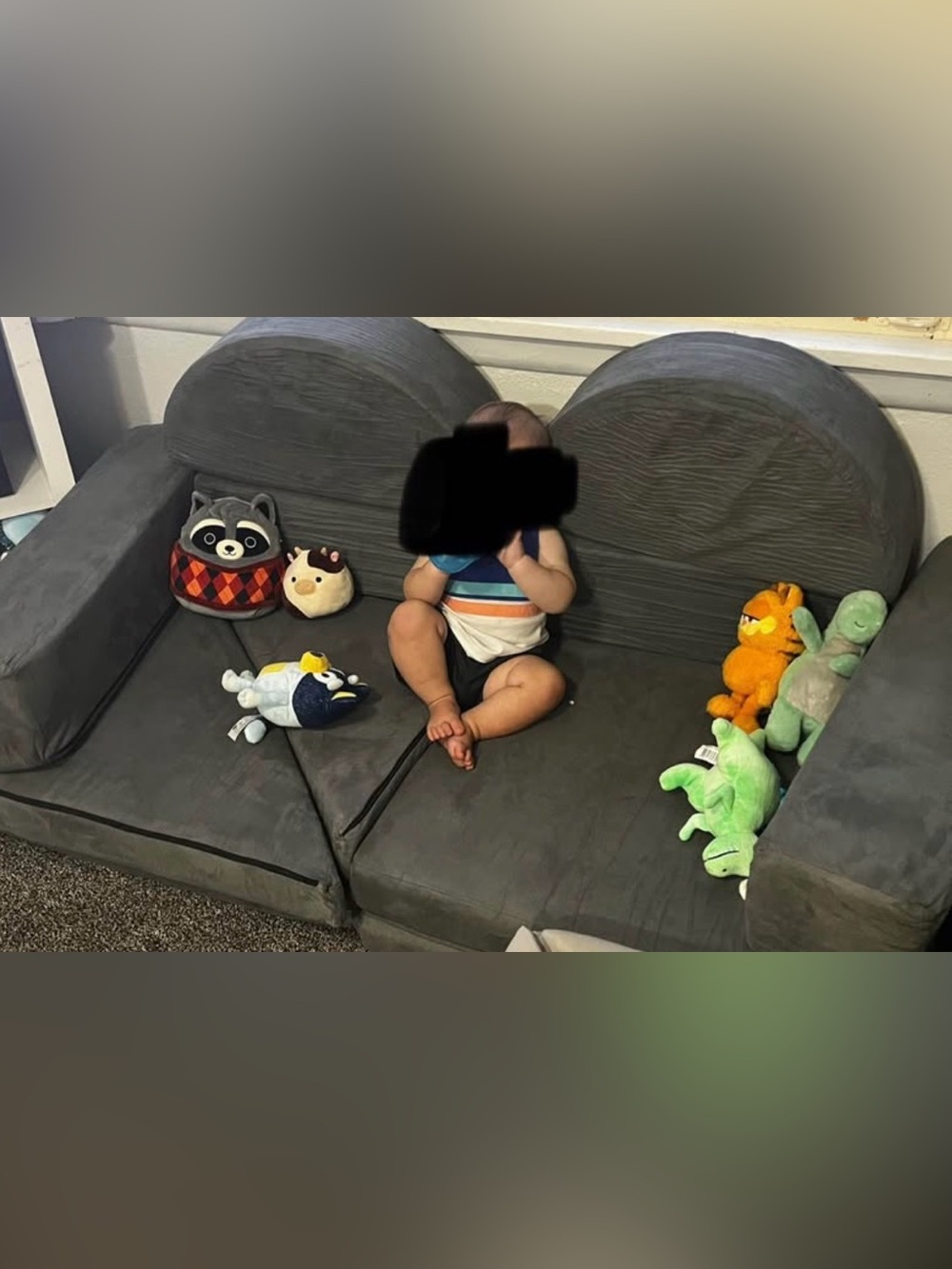 modular foam kids play couch